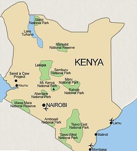 safari in kenya mappa