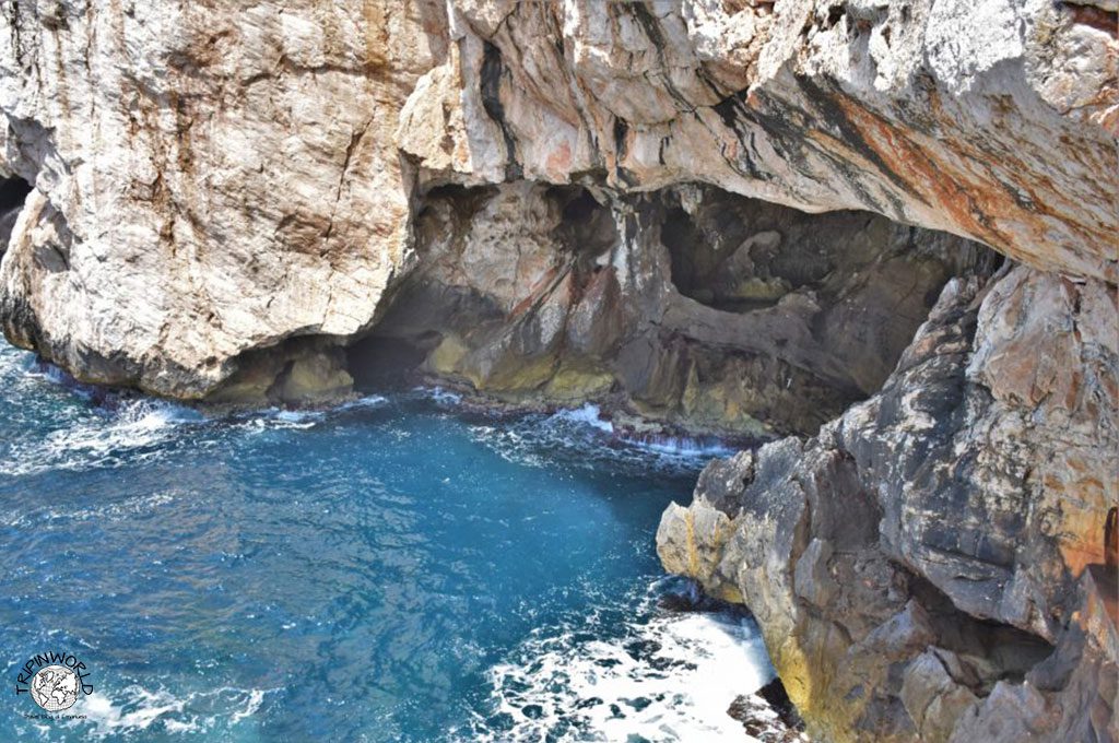 grotte di nettuno ingresso mare