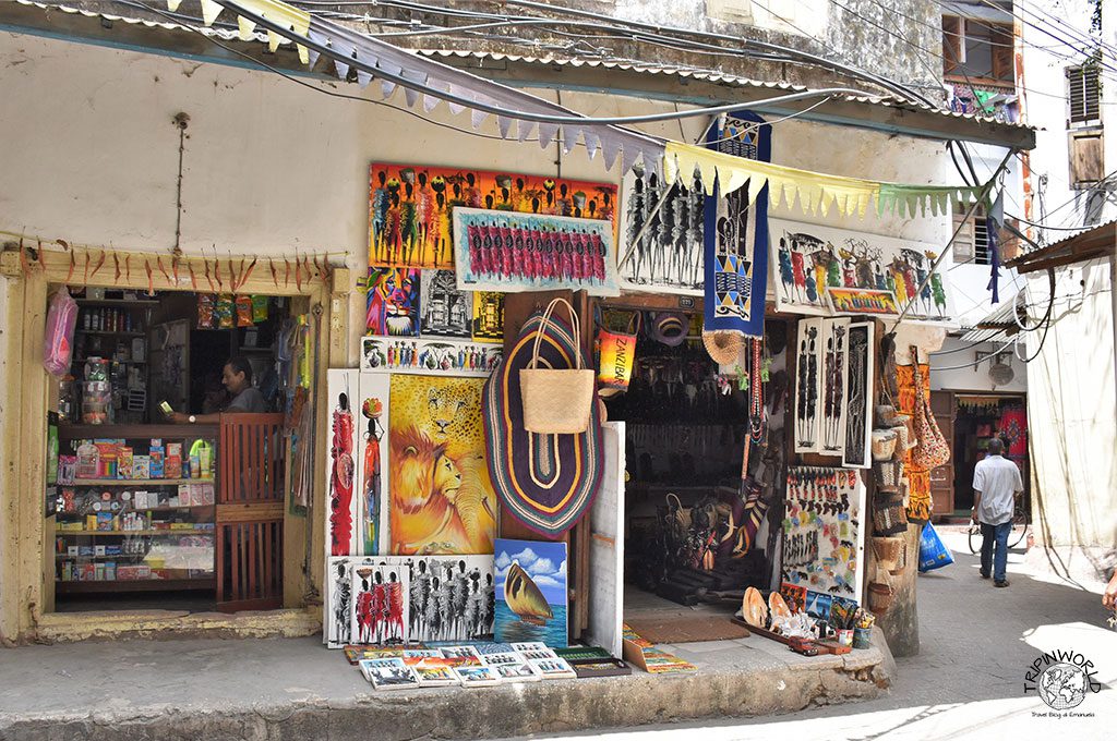 zanzibar guida turistica negozio artigianale