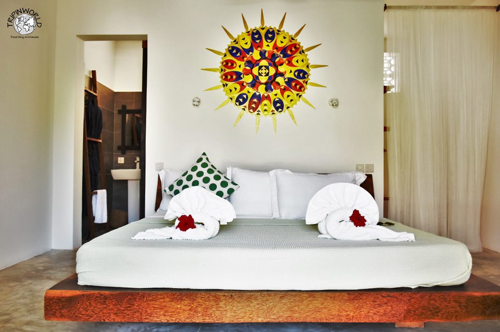 aurora boutique hotel jambiani stanza da letto