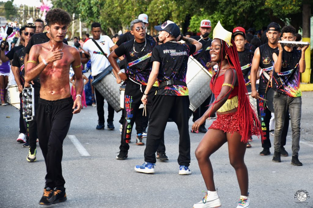 il carnevale a isla margarita ballerini di samba