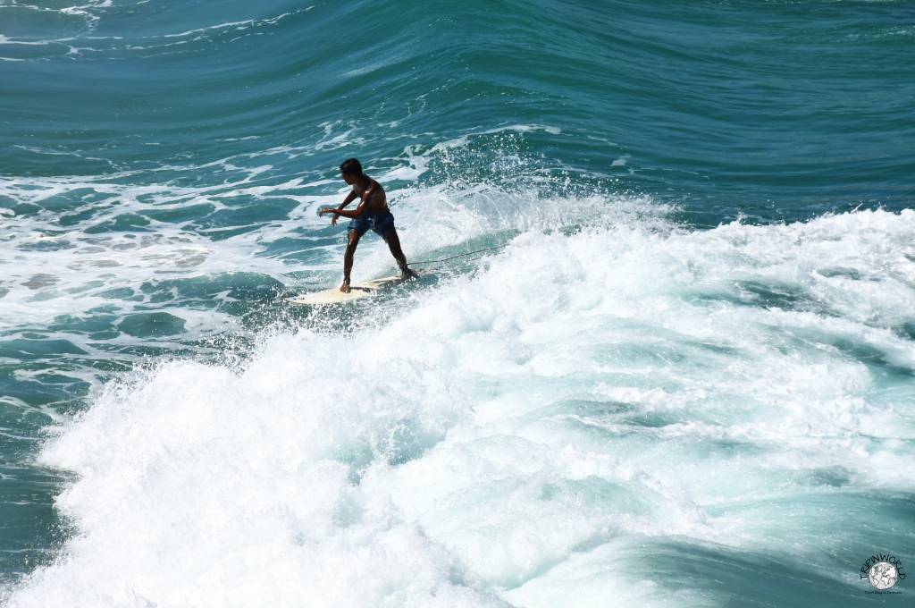 spiagge dei caraibi playa el parguito surfer