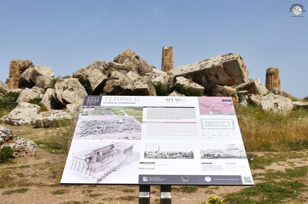 parco archeologico selinunte resti del tempio G