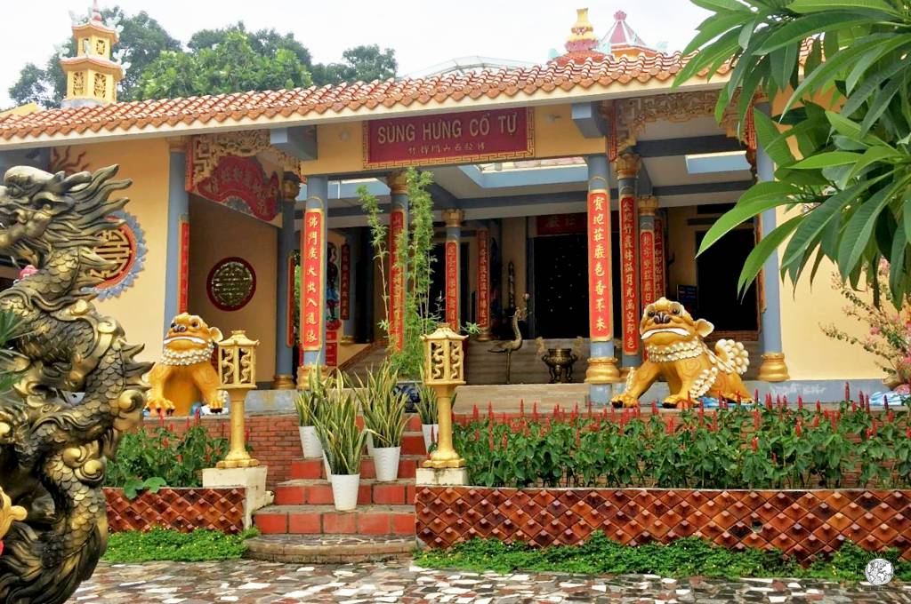 particolari pagoda sùng hưng templi buddisti