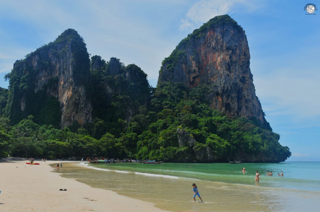 railay beach west krabi sud della thailandia