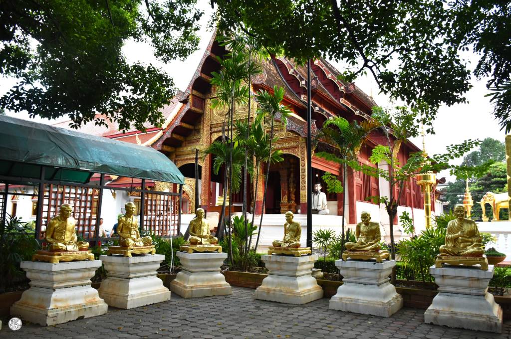 ubosot wat phra singh templi di chiang mai