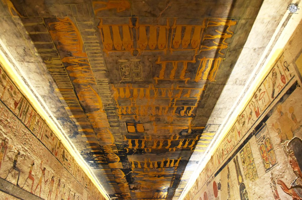 decorazioni tomba di ramses IX luxor
