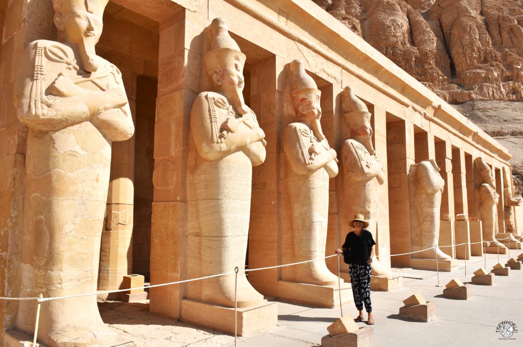 luxor statue del tempio della regina hatshepsut