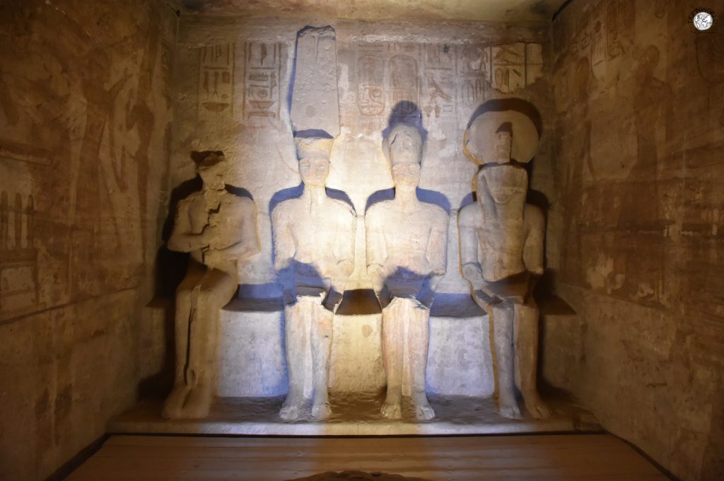 il faraone e i tre dei templi di abu simbel