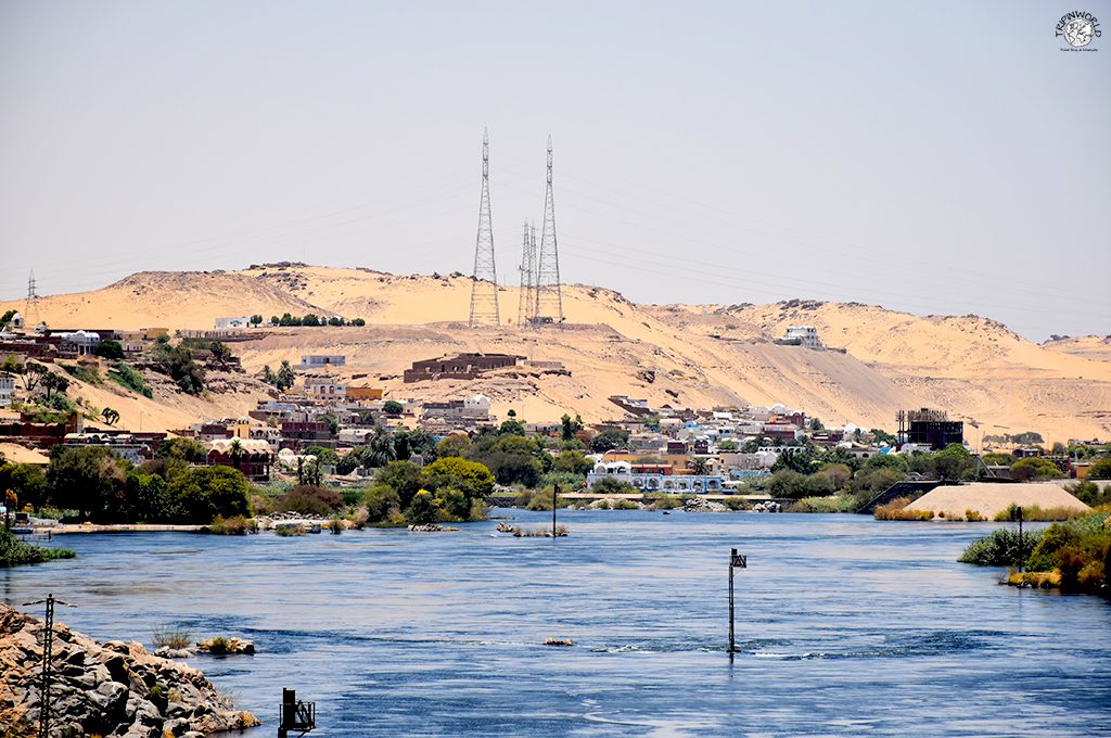 assuan panorama sul nilo
