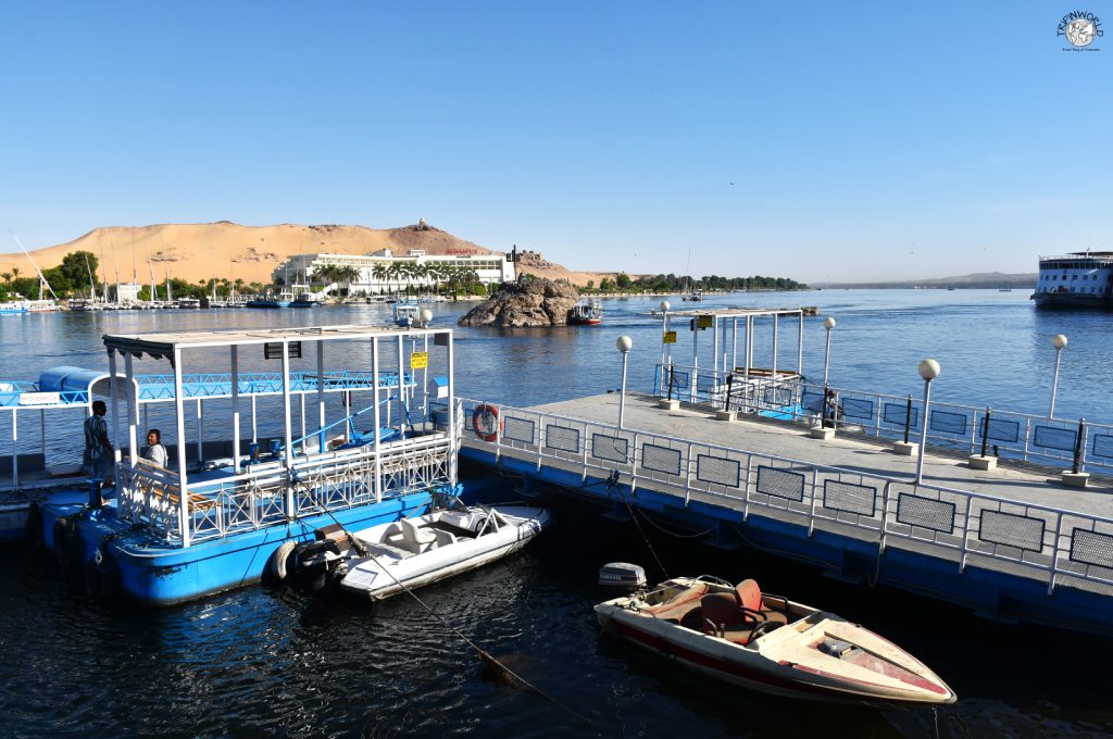 il molo per le isole assuan