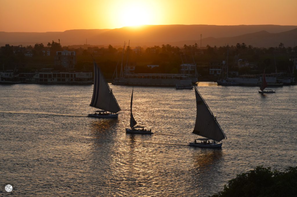 tramonto a luxor