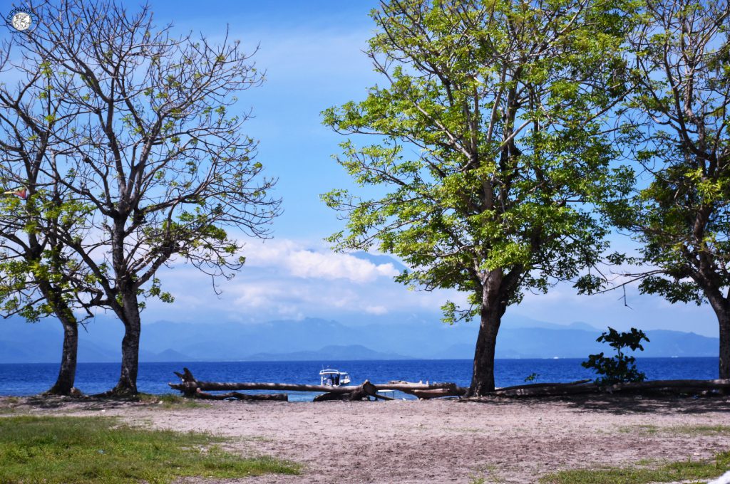 nusa penida costa settentrionale vista sul monte agung